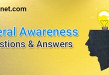 General Awareness Questions And Answers General Awareness question