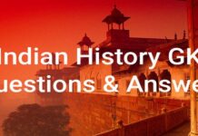 GK Question Of History & Indian History Indian History Question