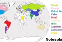 Largest Countries In The World By Area Largest Country