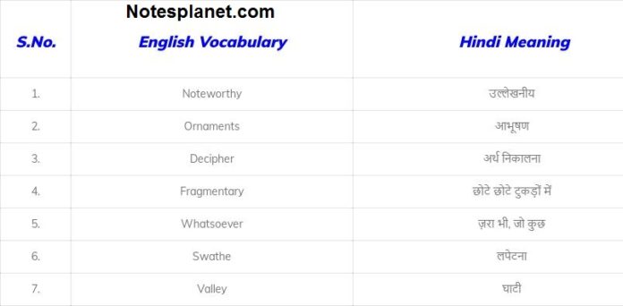 English Vocabulary word