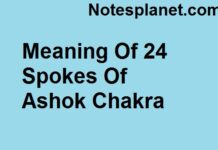 Meaning Of 24 Spokes Of Ashok Chakra 24 Spokes