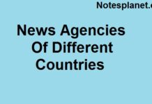 News Agencies Of Different Countries News Agencies