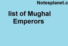 list of Mughal Emperors list of Mughal Emperors
