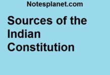Sources of the Indian Constitution Indian Constitution
