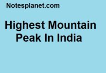 Highest Mountain Peak In India Highest Mountain Peak In India