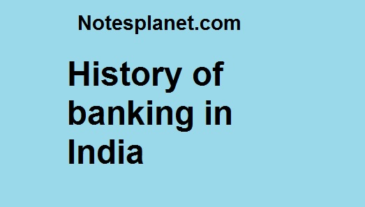 History of banking in India