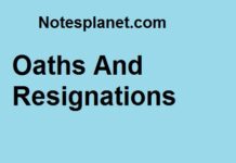 Oaths And Resignations; Get Daily Updates Oaths And Resignations