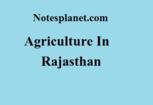 Agriculture In Rajasthan Agriculture In Rajasthan