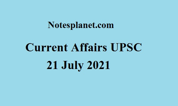 Current Affairs UPSC