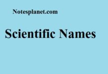 Scientific Names || महत्वपूर्ण वैज्ञानिक नाम Scientific Names