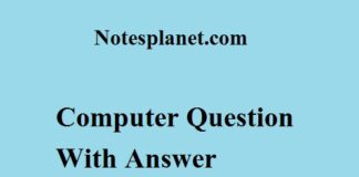 Computer Question With Answer