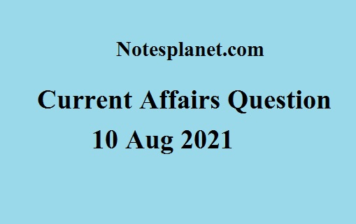 Current Affairs Question