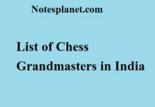 List of Chess Grandmasters in India List of Chess Grandmasters in India