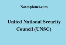 United National Security Council (UNSC) United National Security Council