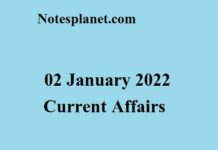 02 January 2022 Current Affairs 02 January 2022 Current Affairs