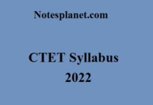 CTET Syllabus 2022 CTET Syllabus 2022