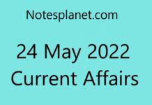 24 May 2022 Current Affairs 24 May 2022 Current Affairs