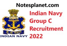 Indian Navy Group C Recruitment 2022 Indian Navy Group C Recruitment 2022