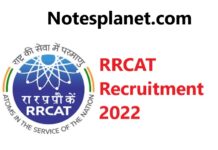 RRCAT Recruitment 2022 RRCAT Recruitment 2022