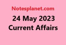 24 May 2023 Current Affairs 24 May 2023 Current Affairs