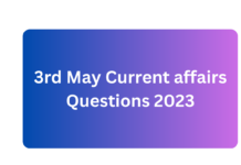 3rd may current affairs 3rd may current affairs
