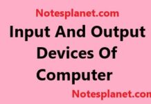 Input And Output Devices Of Computer Input And Output Devices Of Computer