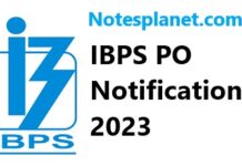 IBPS PO Notification 2023 IBPS PO Notification 2023