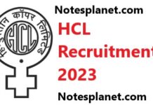 HCL Recruitment 2023 HCL Recruitment 2023