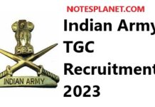 Indian Army TGC Recruitment 2023 Indian Army TGC Recruitment 2023