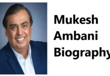 Mukesh Ambani Biography Mukesh Ambani Biography