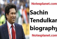 Sachin Tendulkar biography Sachin Tendulkar biography
