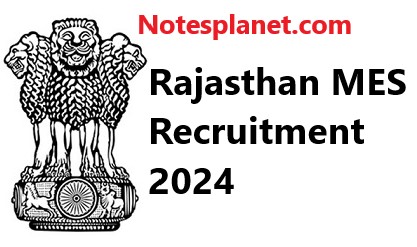 Rajasthan MES Recruitment 2024
