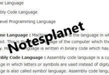 Computer Language Computer Language