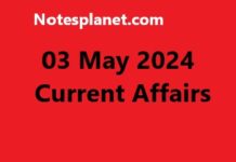 03 May 2024 Current Affairs 03 May 2024 Current Affairs