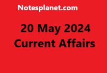20 May 2024 Current Affairs 20 May 2024 Current Affairs