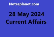 28 May 2024 Current Affairs 28 May 2024 Current Affairs