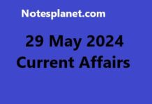 29 May 2024 Current Affairs 29 May 2024 Current Affairs