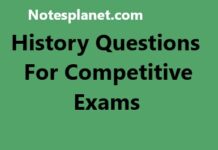 History Questions For Competitive Exams History Questions For Competitive Exams