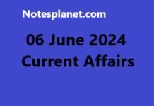 06 June 2024 Current Affairs 06 June 2024 Current Affairs