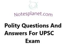 Polity Questions And Answers For UPSC Exam Polity Questions And Answers For UPSC Exam