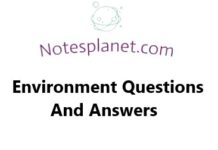 Environment Questions And Answers Environment Questions And Answers