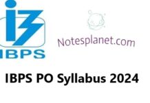 IBPS PO Syllabus 2024 IBPS PO Syllabus 2024
