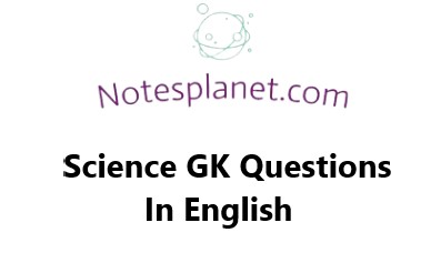 Science GK Questions In English