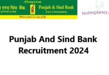 Punjab And Sind Bank Recruitment 2024 Punjab And Sind Bank Recruitment 2024
