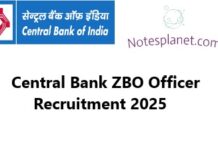 Central Bank ZBO Officer Recruitment 2025 Central Bank ZBO Officer Recruitment 2025