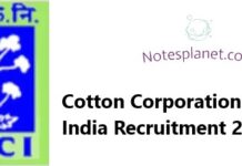 Cotton Corporation Of India Recruitment 2025 Cotton Corporation Of India Recruitment 2025