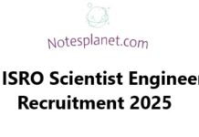 ISRO Scientist Engineer Recruitment 2025 ISRO Scientist Engineer Recruitment 2025