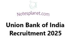 Union Bank of India Recruitment 2025 Union Bank of India Recruitment 2025