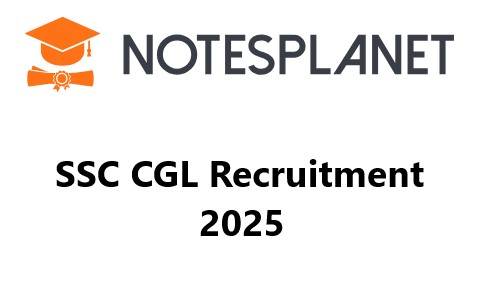 SSC CGL Recruitment 2025